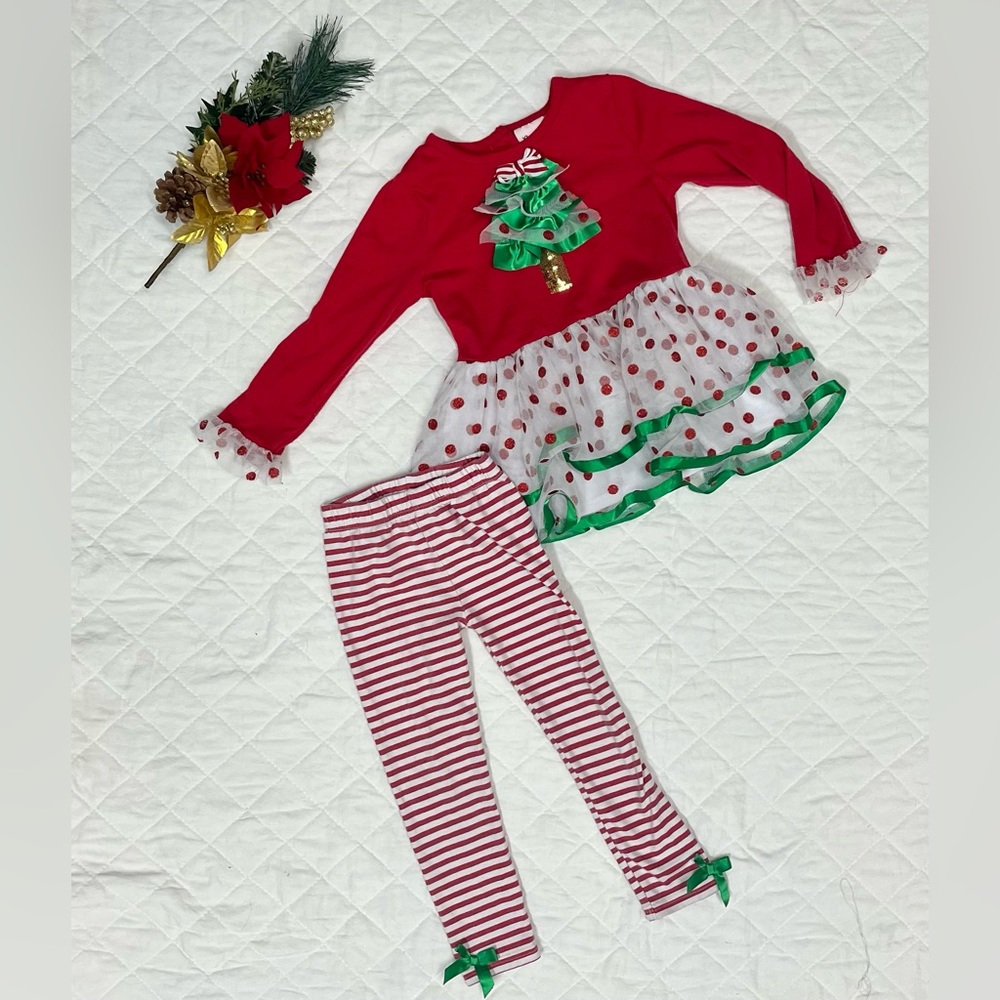 Little Lass Christmas outfit; size 4t